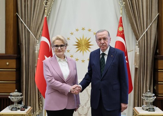 كواليس لقاء أردوغان برئيسة حزب الجيد السابقة ميرال أكشنار كواليس لقاء أردوغان برئيسة حزب الجيد السابقة ميرال أكشنار