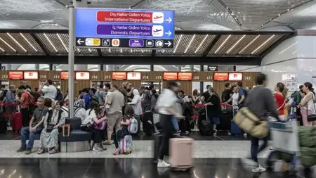 50 مليون مسافر عبر مطارات إسطنبول خلال 5 أشهر فقط!