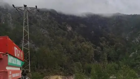 السيطرة على حريق غابات في منطقة ألانيا بولاية أنطاليا السيطرة على حريق غابات في منطقة ألانيا بولاية أنطاليا