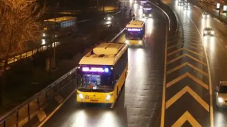 إطلاق خطي حافلات ليلية جديدين في إسطنبول