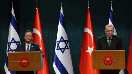 تركيا تعلن فرض عقوبات اقتصادية على إسرائيل تركيا تعلن فرض عقوبات اقتصادية على إسرائيل