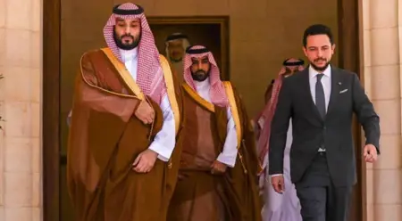 هل شهد محمد بن سلمان على عقد قران ولي عهد الأردن؟ هل شهد محمد بن سلمان على عقد قران ولي عهد الأردن؟
