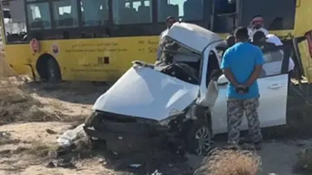 مصرع 4 طالبات جراء حادث مروع بالمملكة العربية السعودية مصرع 4 طالبات جراء حادث مروع بالمملكة العربية السعودية