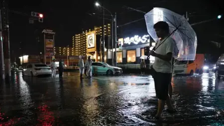 مصرع 13 شخصاً جراء فيضانات ناجمة عن أمطار غزيرة في اليابان