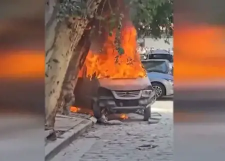 انفجارات قرب فندق ماكرون في دمشق تزامنت مع استقباله من الرئيس الشرع