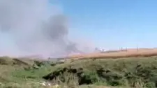 شرارة حصادة تلتهم 150 دونماً من المحاصيل الزراعية في ديار بكر
