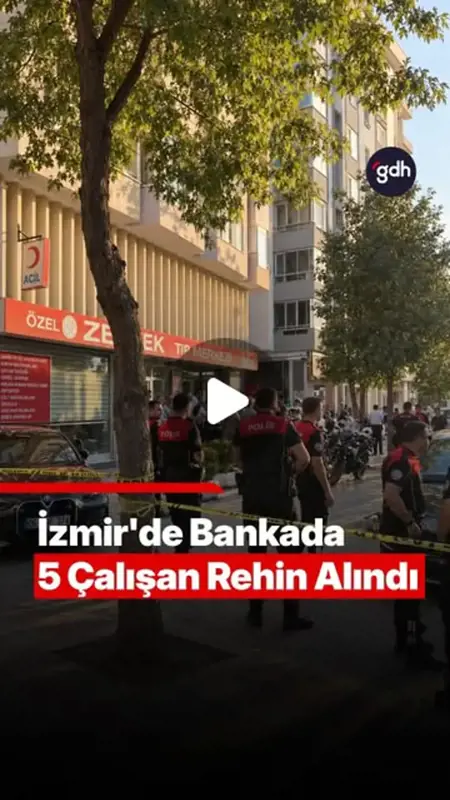 نهاية آمنة لاحتجاز 5 موظفين داخل بنك في إزمير