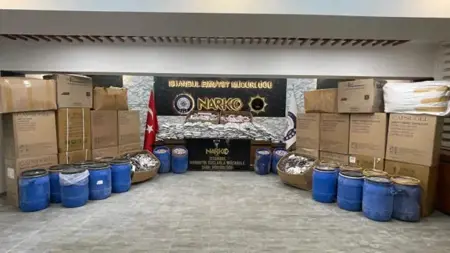 ضبط 4.5 مليون قرص مخدر صناعي في إسطنبول ضبط 4.5 مليون قرص مخدر صناعي في إسطنبول