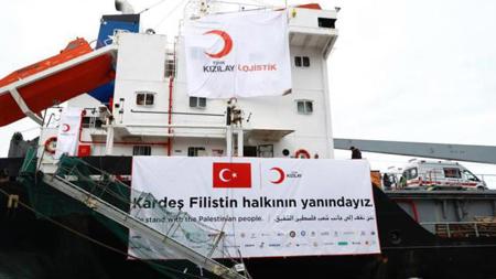 إنطلاق سفينة المساعدات الإنسانية التركية الثامنة إلى غزة غدًا