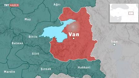 زلزال بقوة 5 مقياس ريختر يضرب ولاية فان التركية