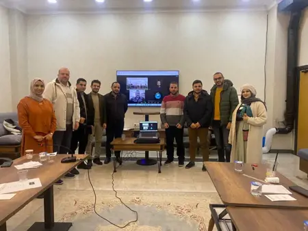 تجمع الإعلاميين الفلسطينيين في تركيا يختار الصحفي " عامر لافي" رئيسا له تجمع الإعلاميين الفلسطينيين في تركيا يختار الصحفي " عامر لافي" رئيسا له