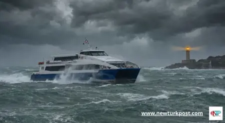 البحر يغضب.. أمواج بارتفاع 4 أمتار توقف حركة الملاحة فوراً