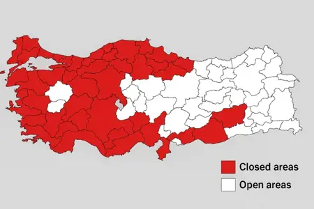 المناطق التي توقفت عن منح الإقامة في تركيا 2025.. خريطة كاملة للجالية العربية