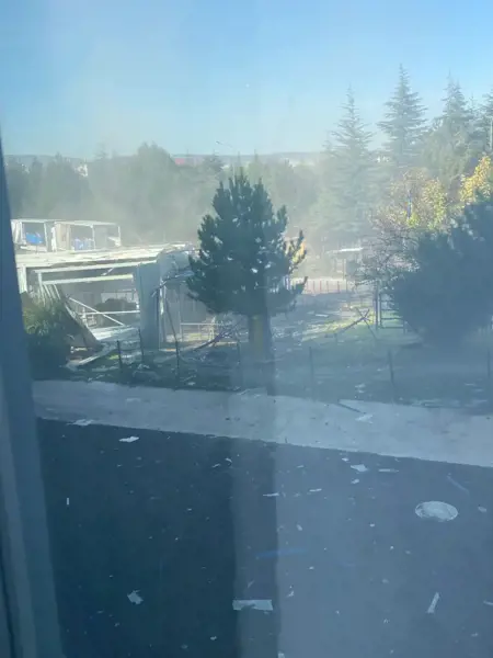 عاجل:انفجار أمام منشأة الشركة المساهمة لصناعة الطائرات التركية بأنقرة  عاجل:انفجار أمام منشأة الشركة المساهمة لصناعة الطائرات التركية بأنقرة