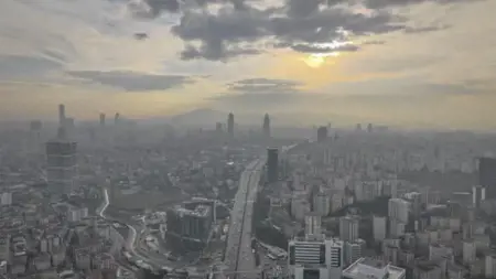 رصد قيم تلوث الهواء في إسطنبول رصد قيم تلوث الهواء في إسطنبول