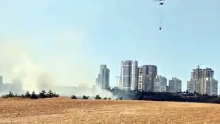 إجلاء مساكن في غولباشي بأنقرة مع اتساع حريق في منطقة حرجية
