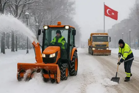 خدمات البلديات في أنقرة وإسطنبول مع دخول الشتاء