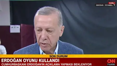 عاجل ..تصريحات هامة لأردوغان عقب الإدلاء بصوته بإسطنبول