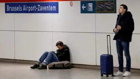 عاجل :إلغاء جميع الرحلات الجوية من وإلى مطار بروكسل غدًا عاجل :إلغاء جميع الرحلات الجوية من وإلى مطار بروكسل غدًا