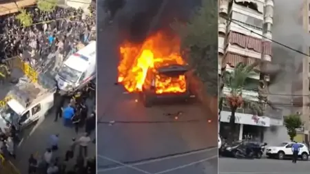 إسرائيل تفجر مجدداً أجهزة الإتصالات في جنوب لبنان وبيروت إسرائيل تفجر مجدداً أجهزة الإتصالات في جنوب لبنان وبيروت