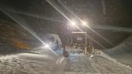 الثلوج تعيق حركة النقل في سيواس