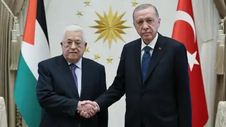 أردوغان يستقبل الرئيس الفلسطيني محمود عباس أردوغان يستقبل الرئيس الفلسطيني محمود عباس