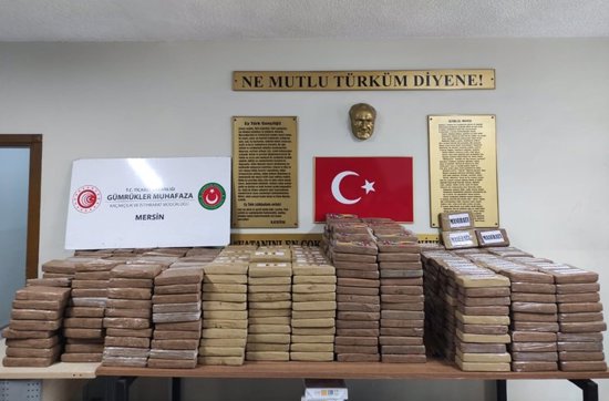 ضبط أكبر كمية كوكايين على الإطلاق في تركيا