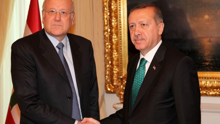 أردوغان يدعو ميقاتي إلى زيارة تركيا لبحث كل ما يحتاجه لبنان