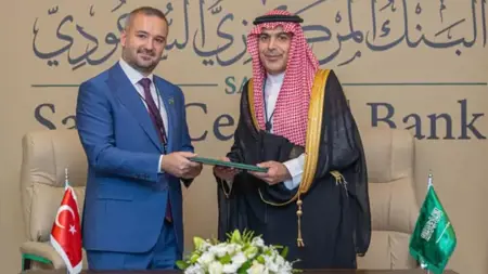 توقيع مذكرة تفاهم بين البنك المركزي التركي والبنك المركزي السعودي توقيع مذكرة تفاهم بين البنك المركزي التركي والبنك المركزي السعودي
