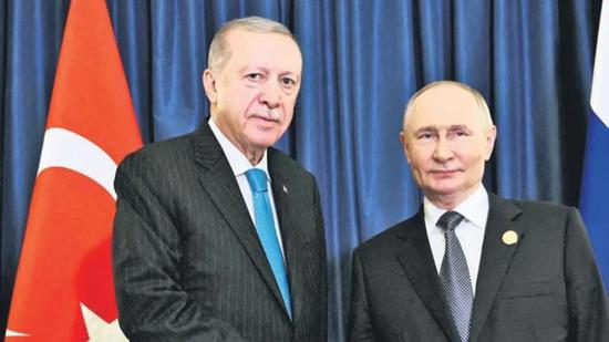 أردوغان وبوتين يلتقيان في بيشكيك على هامش قمة منظمة شنغهاي للتعاون