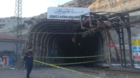 انهيار منجم في أنقرة  انهيار منجم في أنقرة