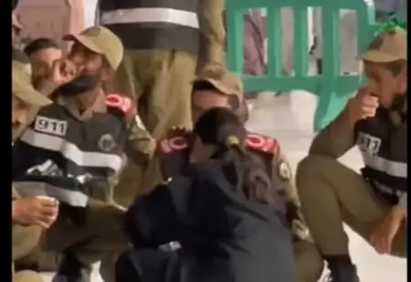 طفلة سعودية تخطف القلوب في المسجد الحرام وهي تسكب القهوة لرجال الأمن طفلة سعودية تخطف القلوب في المسجد الحرام وهي تسكب القهوة لرجال الأمن