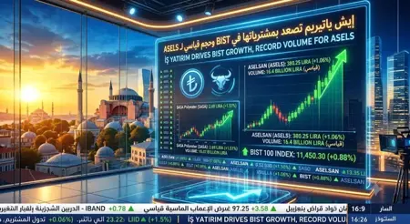 إيش ياتيريم تصعد بمشترياتها في BIST وحجم قياسي لـ ASELS