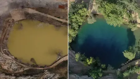 تغير لون بحيرة "يشيل كوز" بعد زلزال كهرمان مرعش