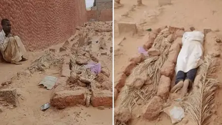 يا وجع القلب ..شاب جزائري ماتت والدته فنام بجوار قبرها سنتين يا وجع القلب ..شاب جزائري ماتت والدته فنام بجوار قبرها سنتين