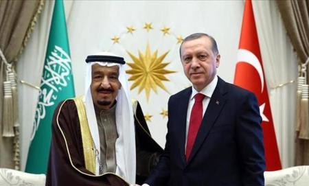 الرئيس أردوغان يهنئ الملك سلمان بحلول شهر رمضان الفضيل