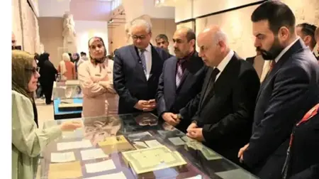 مخطوطات قرآنية نادرة تُعرض في المتحف الوطني العراقي مخطوطات قرآنية نادرة تُعرض في المتحف الوطني العراقي