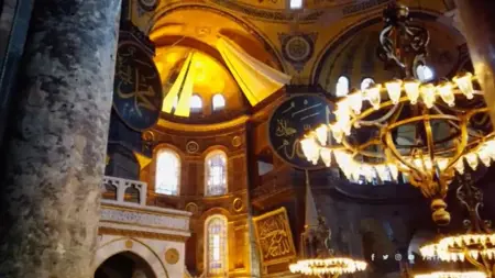 إسطنبول ..بدء أعمال الترميم في مسجد آيا صوفيا إسطنبول ..بدء أعمال الترميم في مسجد آيا صوفيا