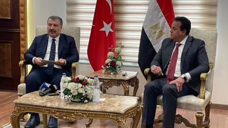 وزير الصحة التركي يتوجه للقاهرة لتقديم  وتقييم المساعدات الصحية لغزة