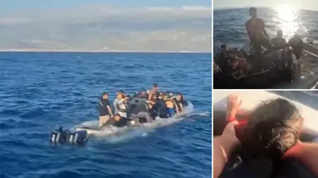 إسعاف بطول البحر… 36 مهاجرًا من بينهم أطفال يُنقذون من الغرق قبالة سواحل إزمير