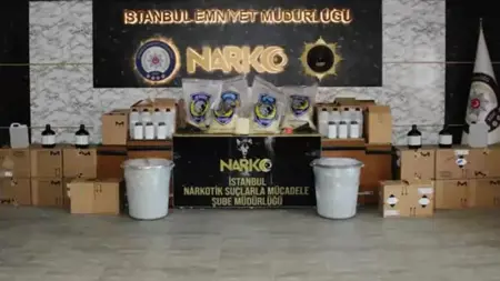 ضبط أكثر من طن من المخدرات في إسطنبول ضبط أكثر من طن من المخدرات في إسطنبول