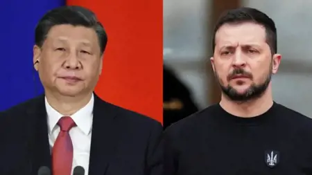 لأول مرة منذ اندلاع الحرب.. الرئيس الصيني يجري اتصالا هاتفيا مع نظيره الأوكراني لأول مرة منذ اندلاع الحرب.. الرئيس الصيني يجري اتصالا هاتفيا مع نظيره الأوكراني