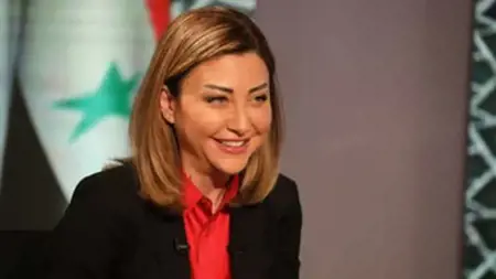 مصرع مستشارة الأسد لونا الشبل بعد حادث مروع مصرع مستشارة الأسد لونا الشبل بعد حادث مروع