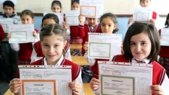 التعليم التركية تنشر شهادات طلبة المدارس "أون لاين"