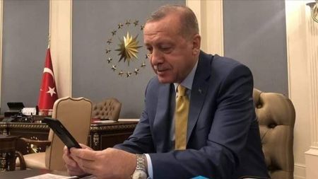 أول ما نشره الرئيس أردوغان على قناته على تطبيق "تيليغرام"