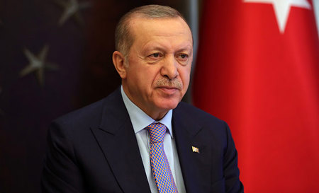 الرئيس أردوغان يعزي رئيس الحاخامية اليهودية الكبرى في تركيا بوفاة والدته